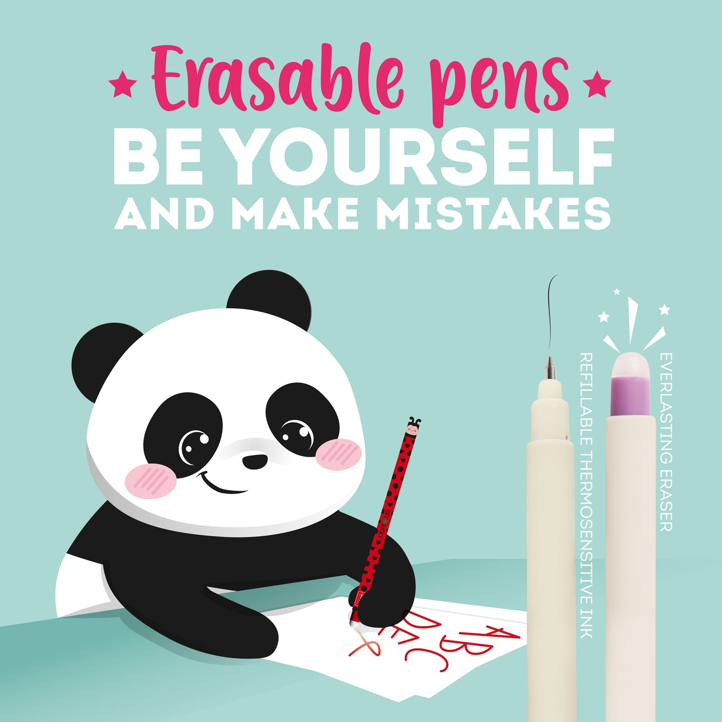 Löschbarer Gelstift Ladybug „Get Lucky“ - Erasable Pen