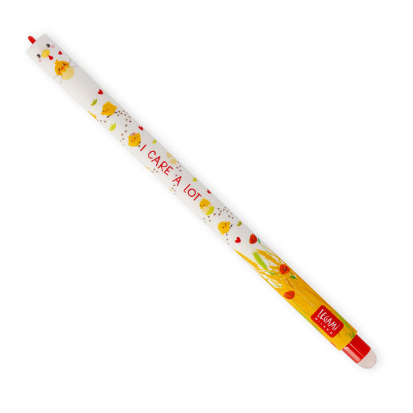 Legami Löschbarer Stift Hen „I Care a Lot“ - Erasable Pen