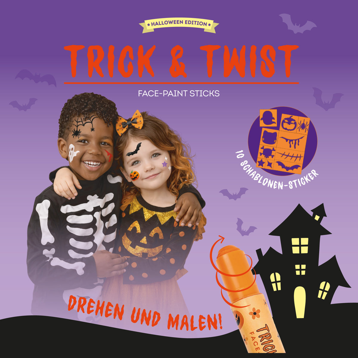 Legami Set mit 6 Schminkstiften - Trick & Twist