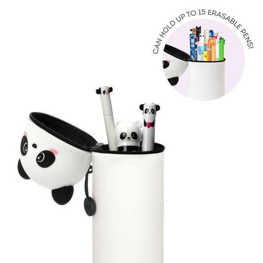 KAWAII - 2-IN-1 SILICONE PENCIL CASE - PANDA