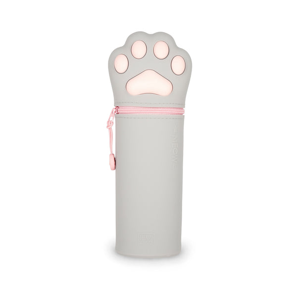 2-in-1-Federmäppchen aus Silikon Kitty Paw