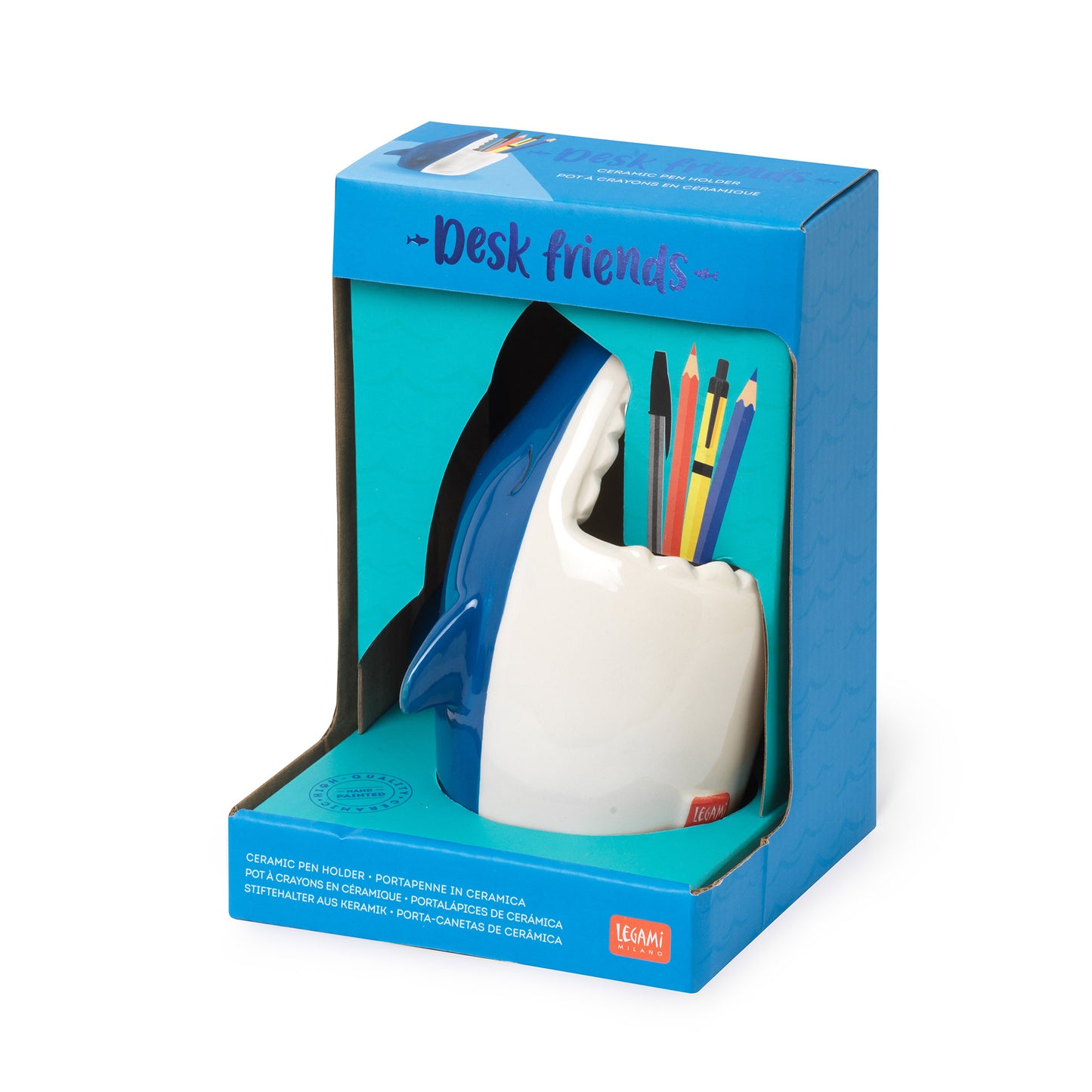 Keramik-Stiftehalter Shark - Desk Friends