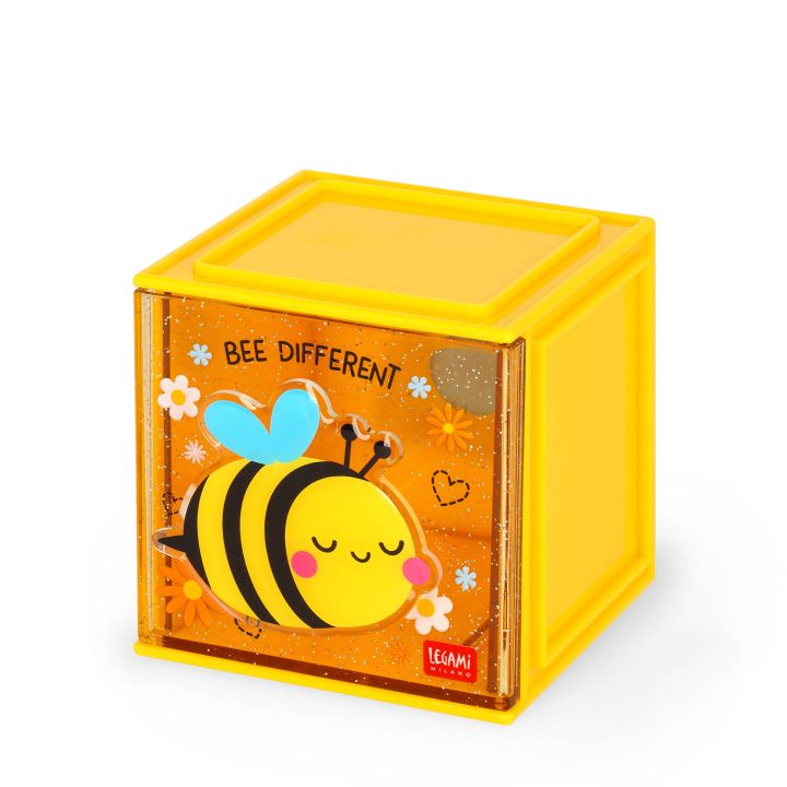 CUTIE CUBE - ADJUSTABLE DESK ORGANISER - BEE
