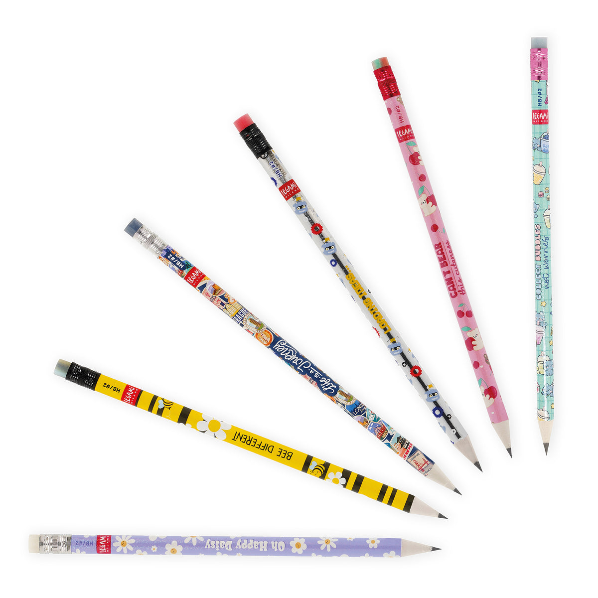Legami Bleistift aus Recyclingpapier - I Used To Be a Newspaper - Daisy