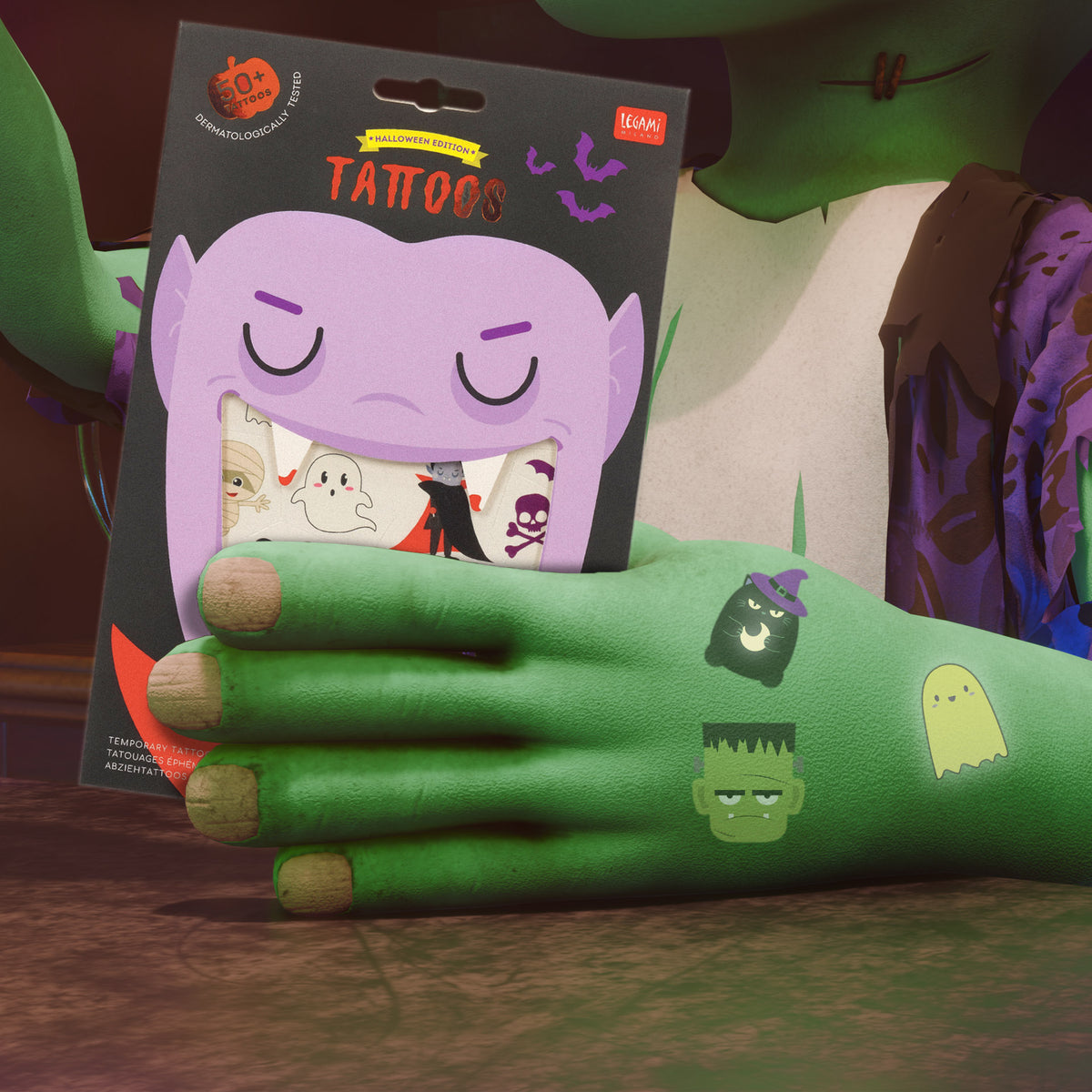 Legami Abziehtattoos - Halloween - Tattoos