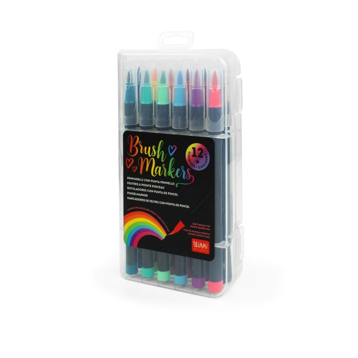 Set mit 12 Pinselstiften Bright Colours - Brush Markers