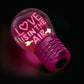 Deko-Tischlampe in Glühbirnenform - Love Is in the Air - Bulb Fiction