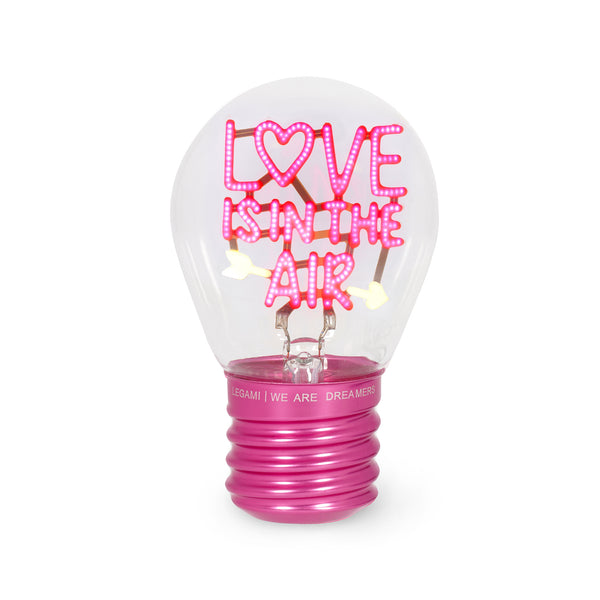 Deko-Tischlampe in Glühbirnenform - Love Is in the Air - Bulb Fiction