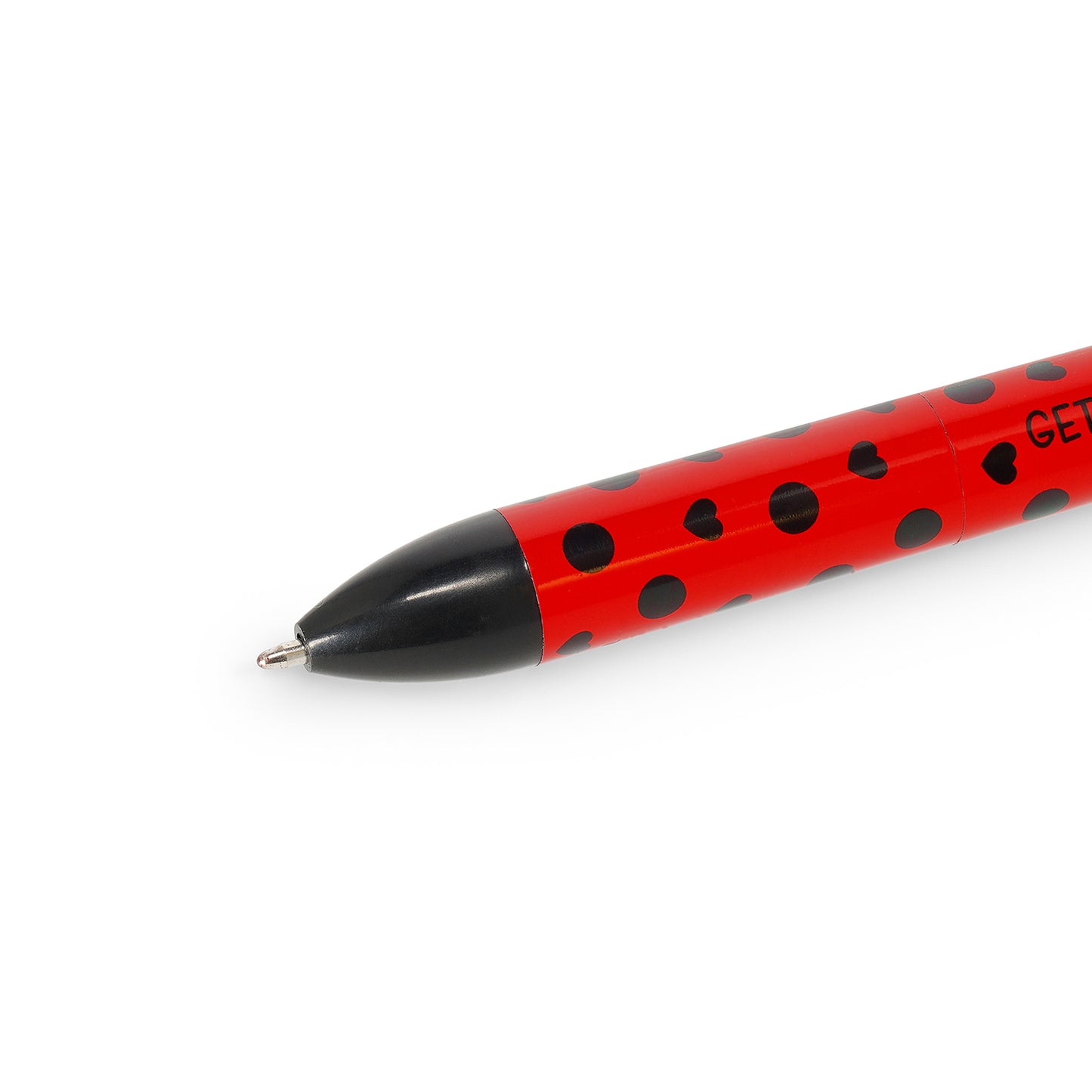 Zweifarbiger Kugelschreiber Ladybug - Click&Clack