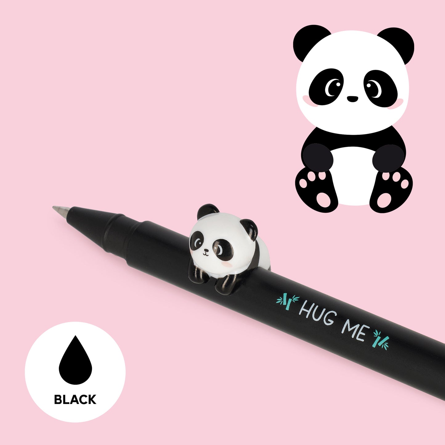 Gelstift mit Deko-Tierchen Panda „Hug me“ - Lovely Friends