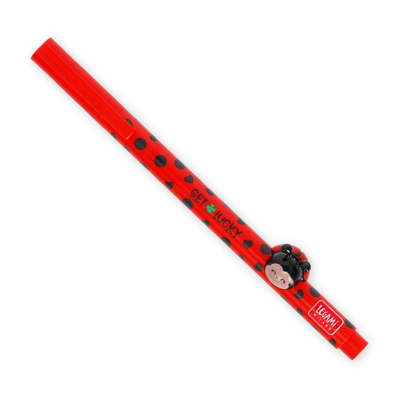 Gelstift mit Deko-Tierchen Ladybug „Get Lucky“ - Lovely Friends