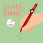 Gelstift mit Deko-Tierchen Ladybug „Get Lucky“ - Lovely Friends