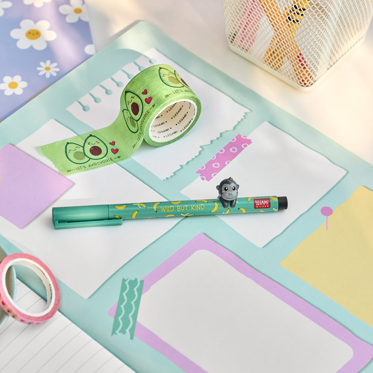 Legami Stift mit Deko-Tierchen Gorilla „Wild but Kind“ - Lovely Friends