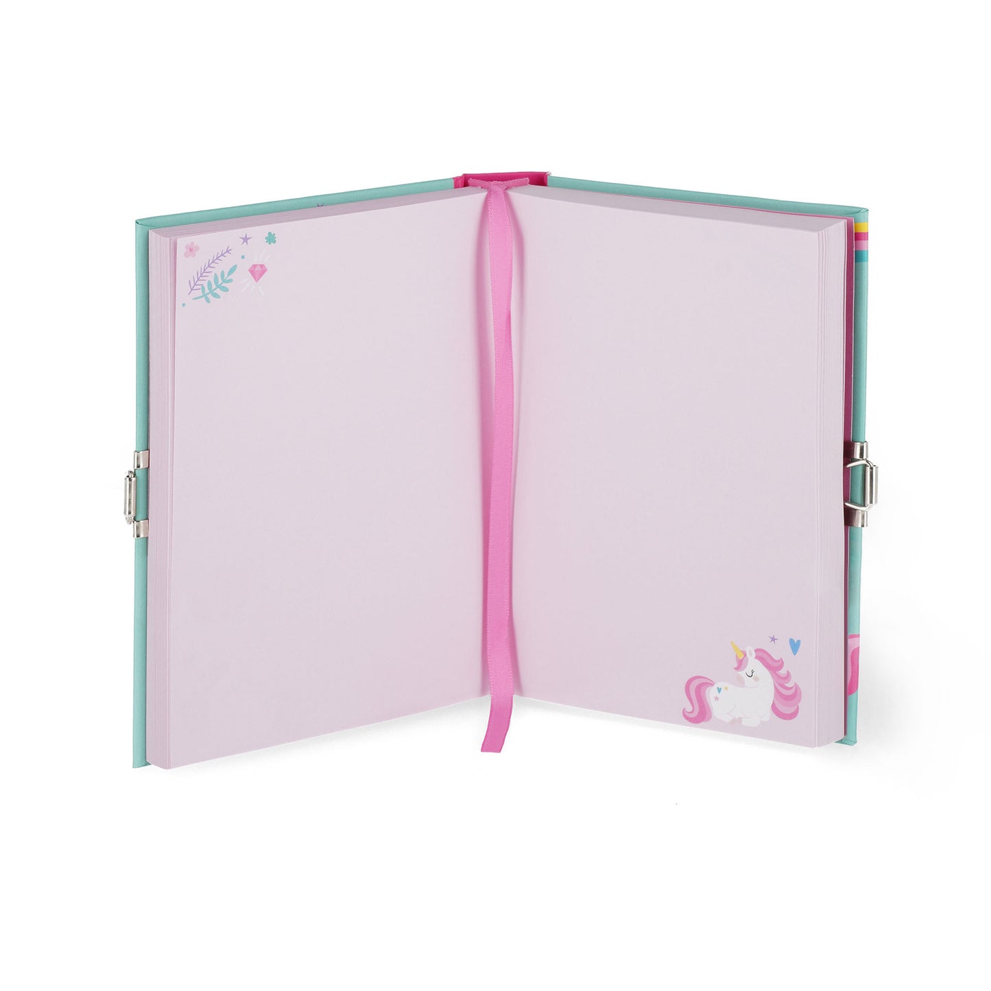 Geheimes Tagebuch mit illustriertem Hardcover und Vorhängeschloss - Unicorn - My Secret Diary