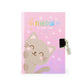 Geheimes Tagebuch mit illustriertem Hardcover und Vorhängeschloss - Kitty - My Secret Diary