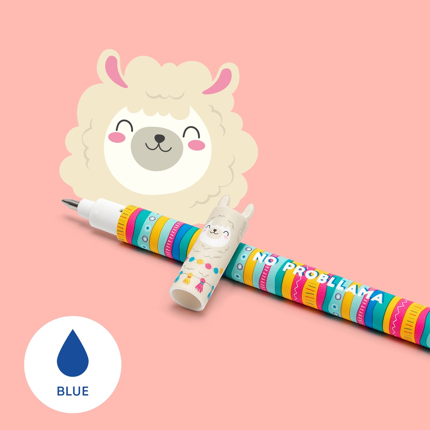 Löschbarer Gelstift Llama „No Probllama“ - Erasable Pen