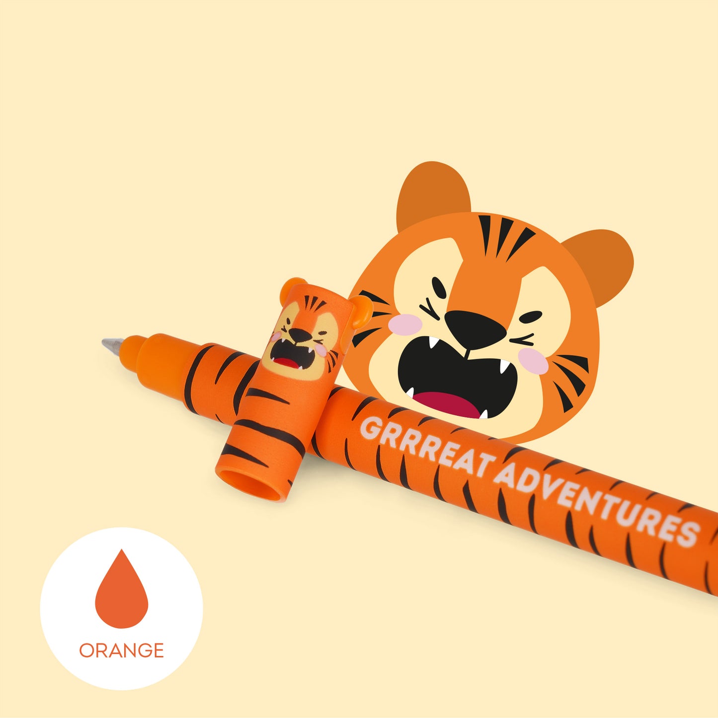 Löschbarer Gelstift Tiger „Grrreat Adventure“ - Erasable Pen