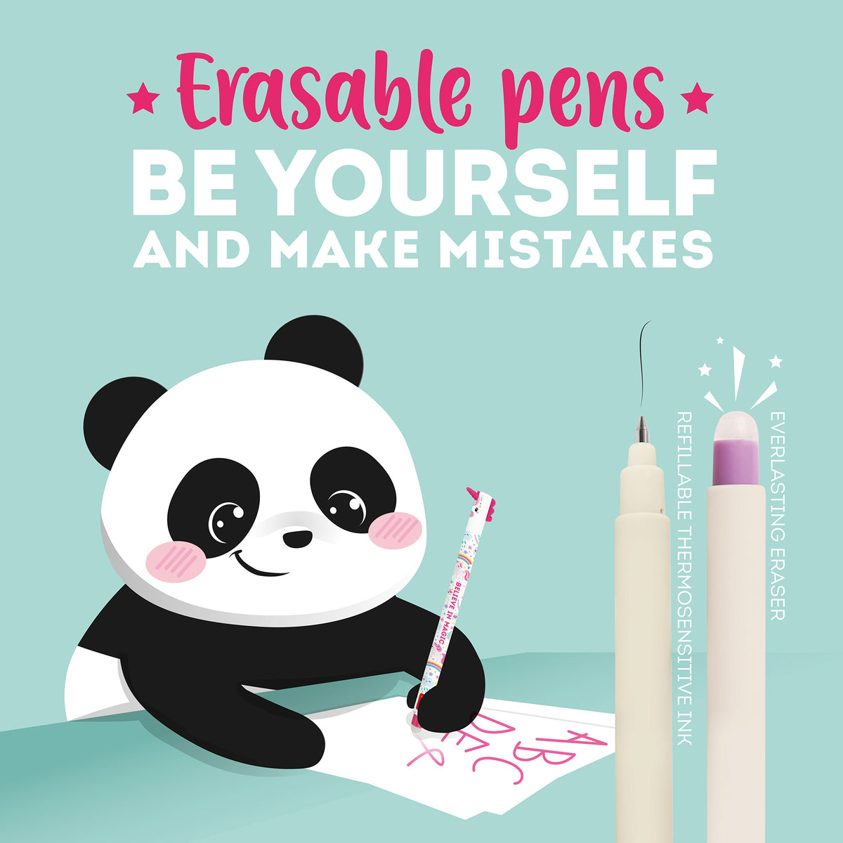 Legami Löschbarer Stift Hen „I Care a Lot“ - Erasable Pen