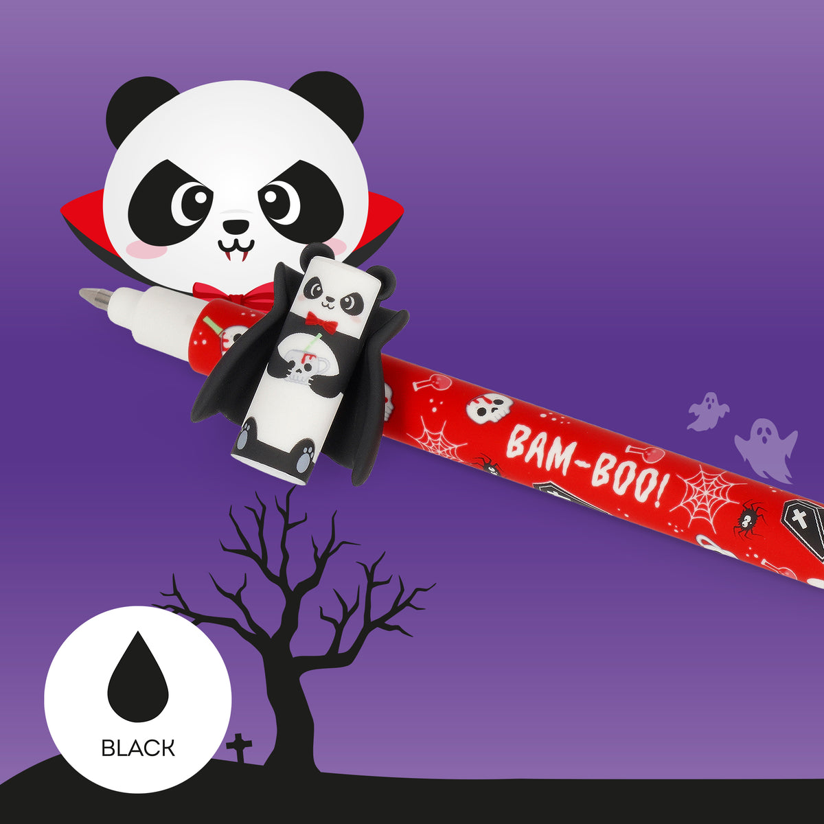 Legami Halloween Radierbarer Gelstift "Spooky Party" - Erasable Pen Blind Box max. Bestellmenge 3