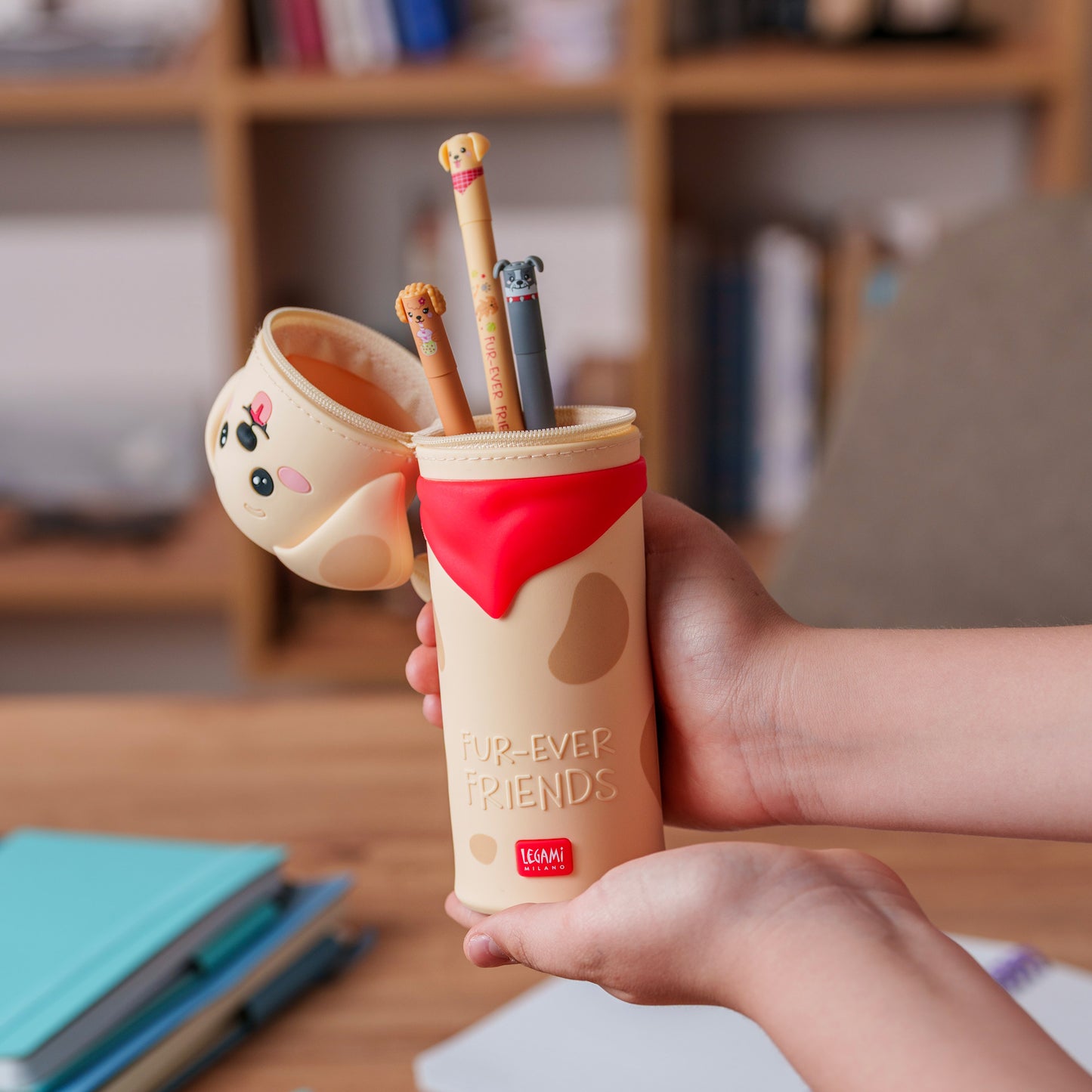 Set mit 3 Löschbaren Gelstiften - Erasable Pen - Fur-ever Friends - max. 3 Bestellmenge