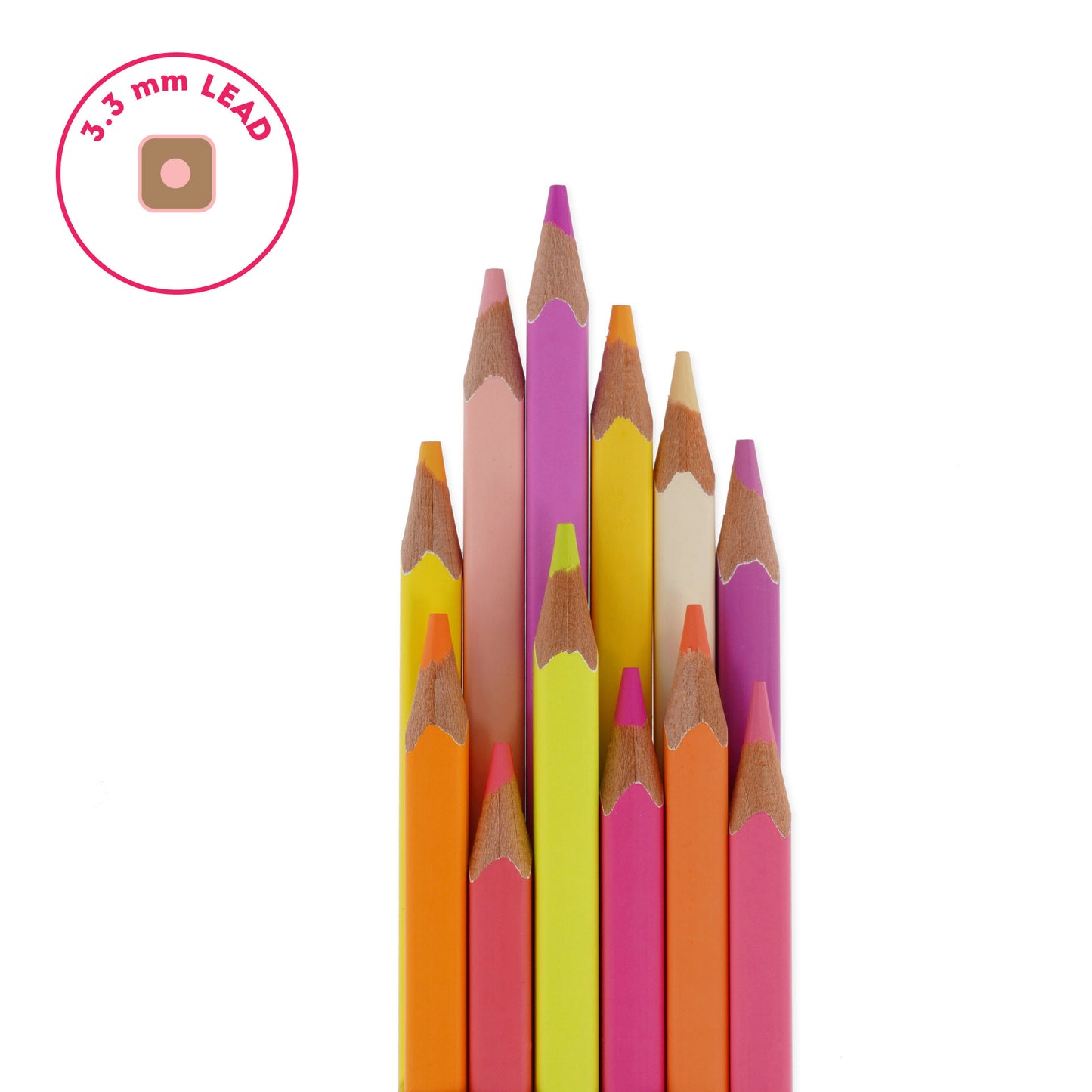 Set mit 12 Buntstiften Sunset Palette - Live Colourfully