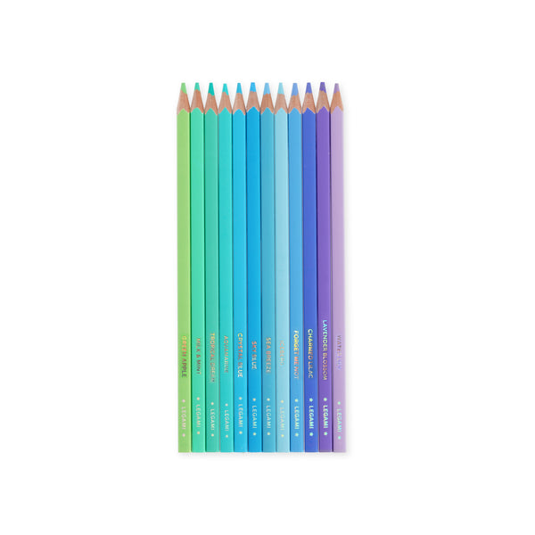 Set mit 12 Buntstiften Ocean Palette - Live Colourfully