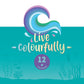 Set mit 12 Buntstiften Ocean Palette - Live Colourfully
