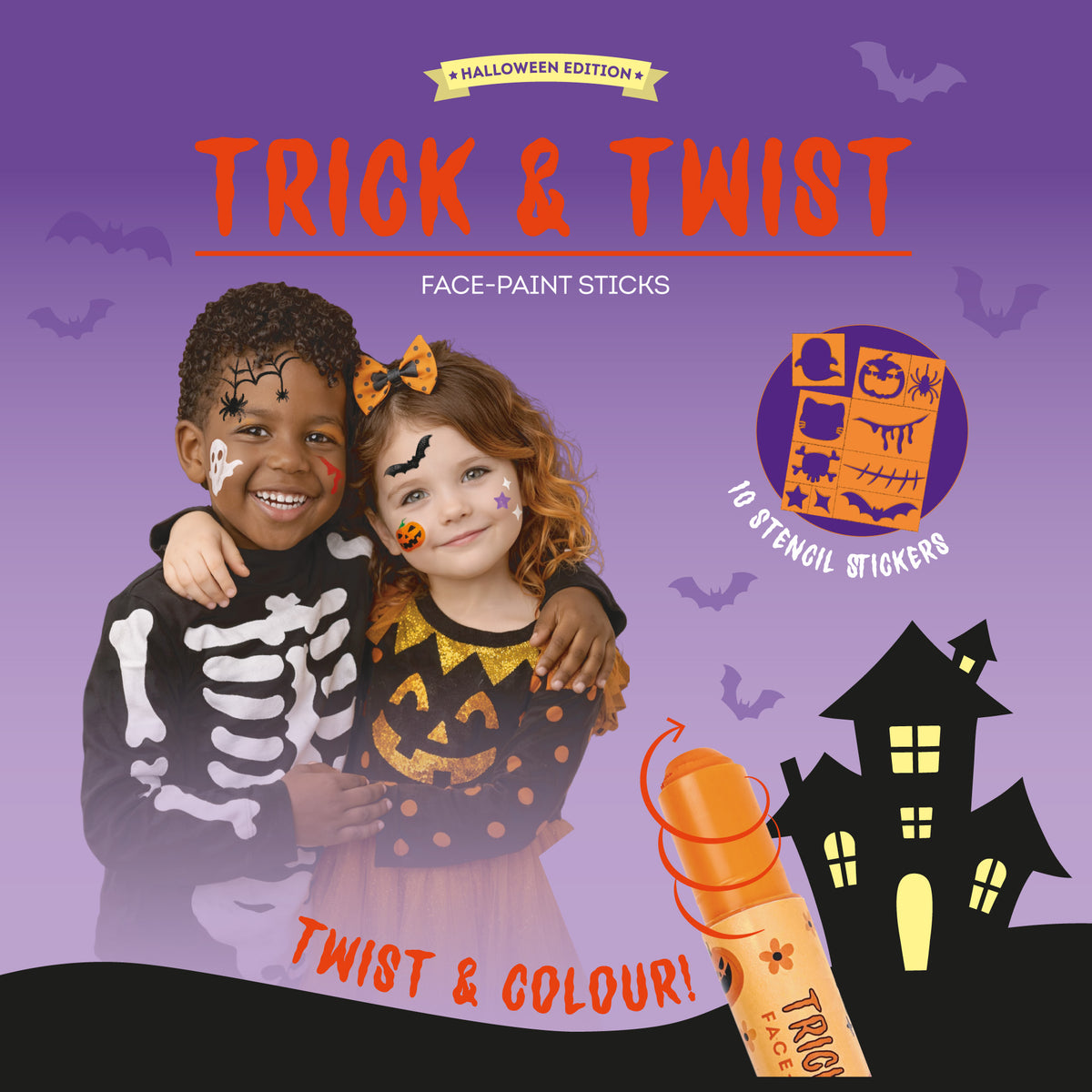 Legami Set mit 6 Schminkstiften - Trick & Twist