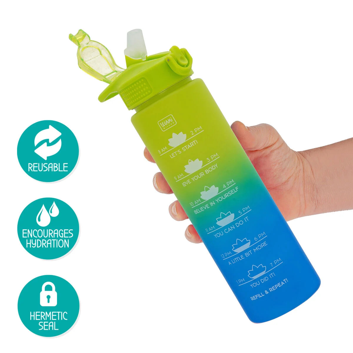 Motivations-Trinkflasche - Energy Boost - Love Yourself