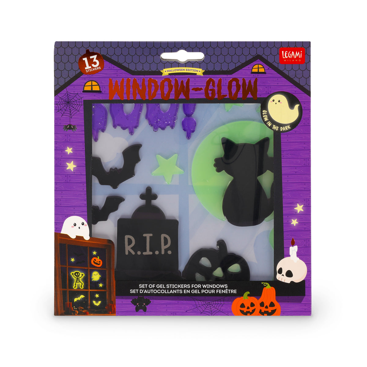 Legami Halloween Fenster Deko Bundle