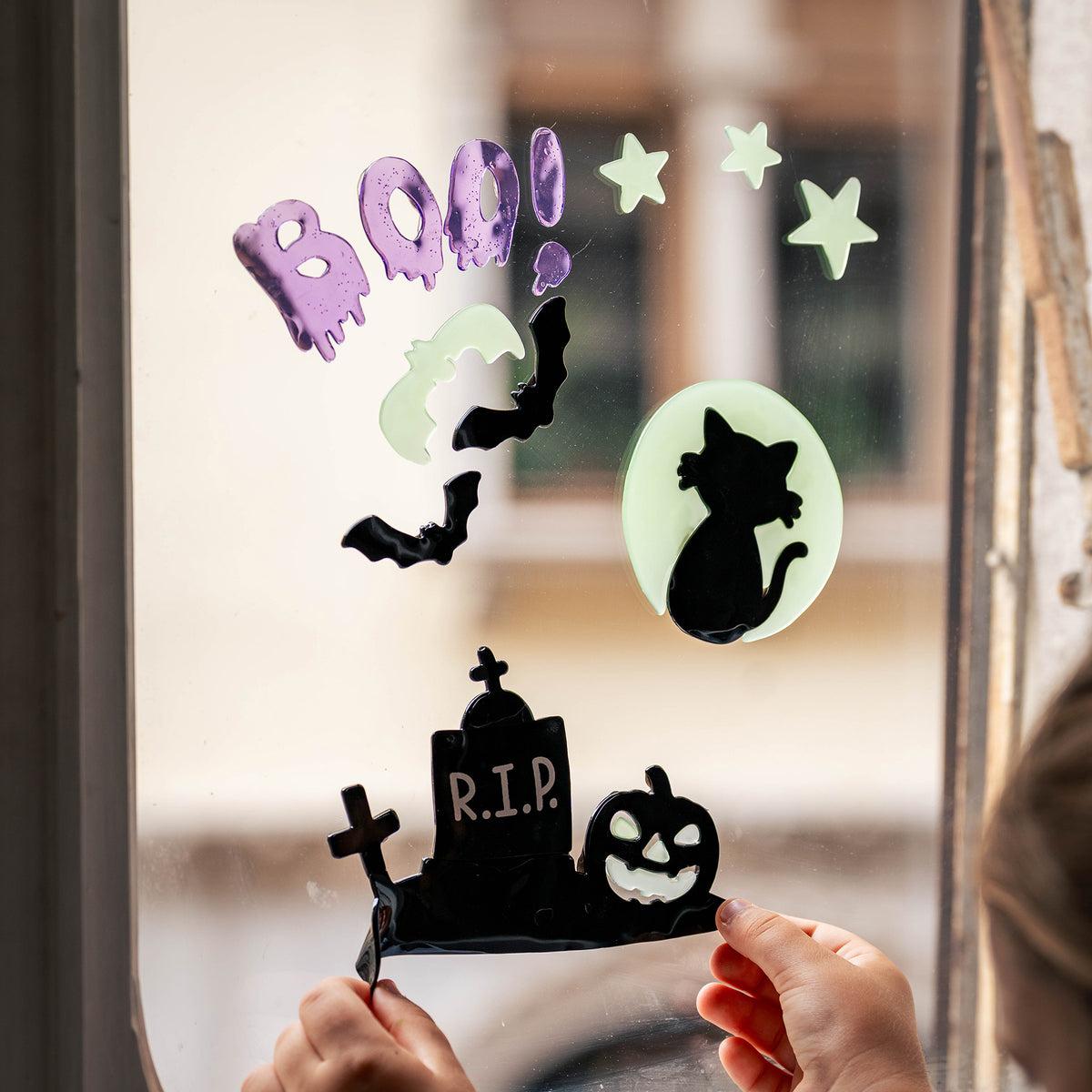 Legami Set mit Gel-Fensteraufklebern - Windo-Glow