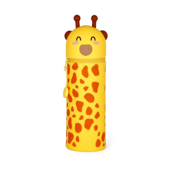 KAWAII - 2-IN-1 SILICONE PENCIL CASE - GIRAFFE