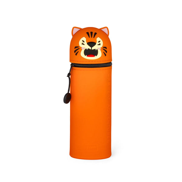 2-in-1 Silicone Pencil Case Tiger "Grrreat Adventures"