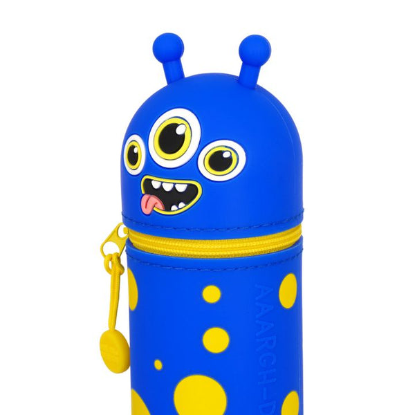 KAWAII - 2-IN-1 SILICONE PENCIL CASE - MONSTER
