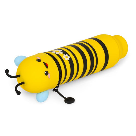 KAWAII - 2-IN-1 SILICONE PENCIL CASE - BEE
