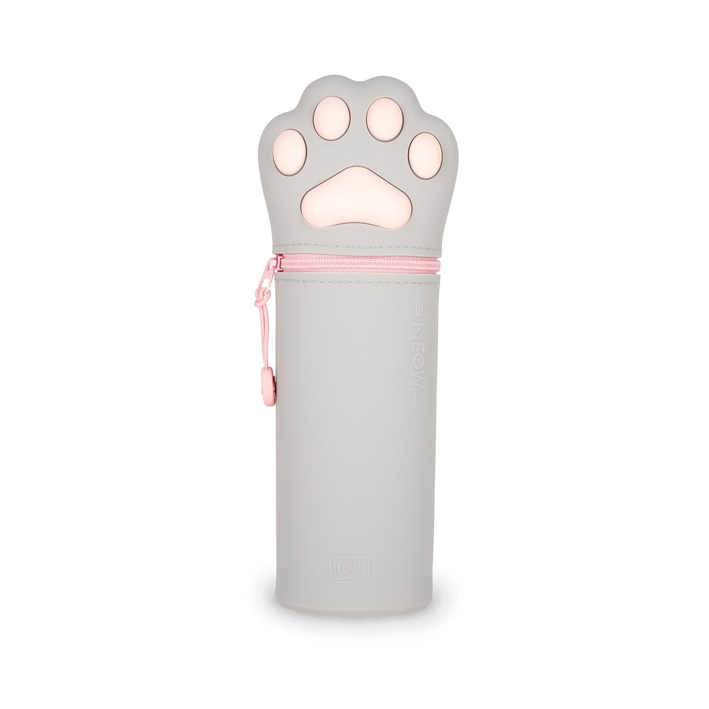 2-in-1-Federmäppchen aus Silikon Kitty Paw