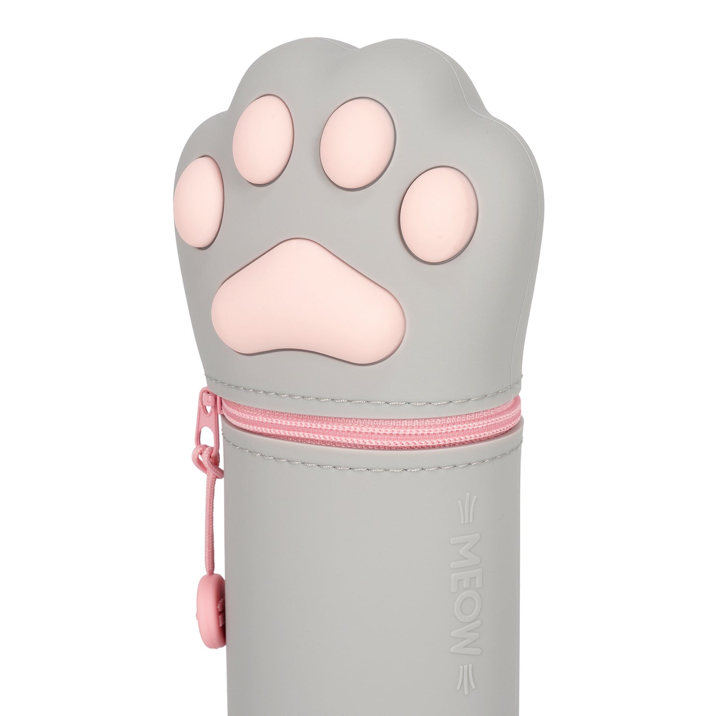 2-in-1-Federmäppchen aus Silikon Kitty Paw