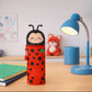 2-in-1 Silicone Ladybug "Get Lucky" Pencil Case