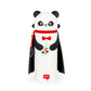 Legami 2-in-1-Federmäppchen aus Silikon Panda „Bam-Boo“ - Kawaii