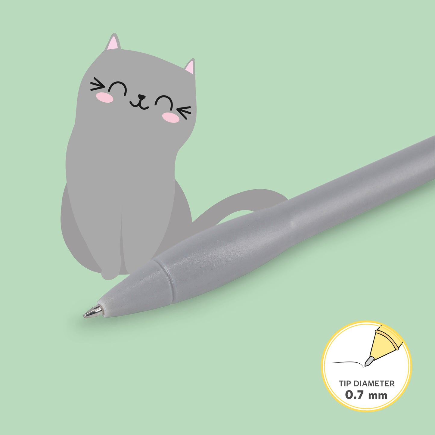 Leuchtender Kugelschreiber - Kitty - Writing is Magic