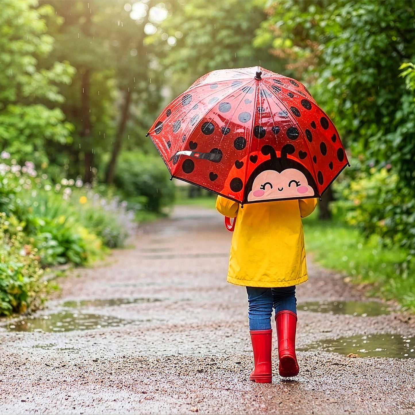 Kinderregenschirm Ladybug - Dancin' in the Rain