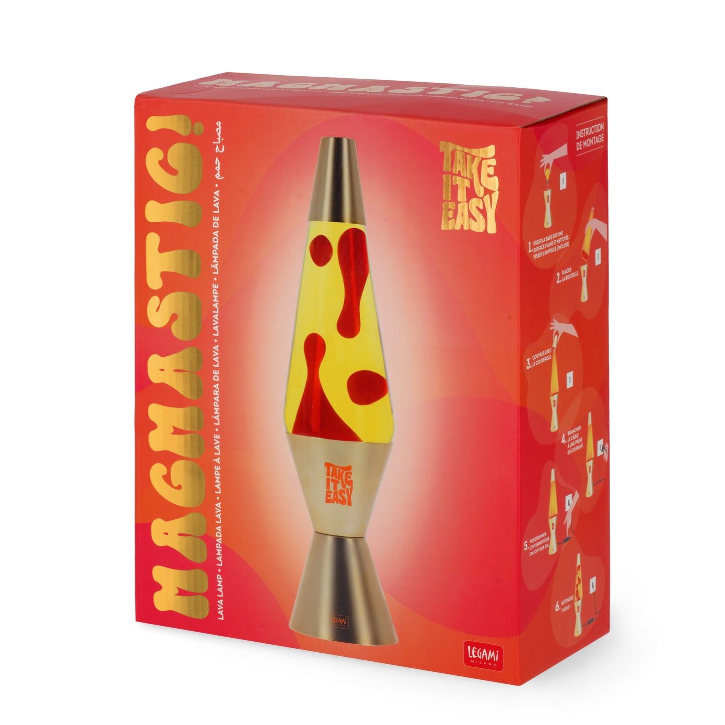 Lavalampe Gold - Magmastic!