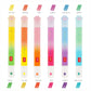 MEOW - 6 DUAL-TIP HIGHLIGHTERS - KITTY - MULTICOLOR INK