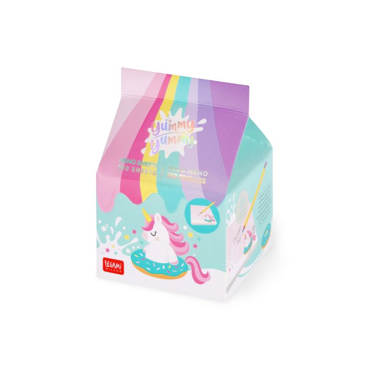 YUMMY YUMMY - MEMO PAD - MEMO SHEETS - UNICORN