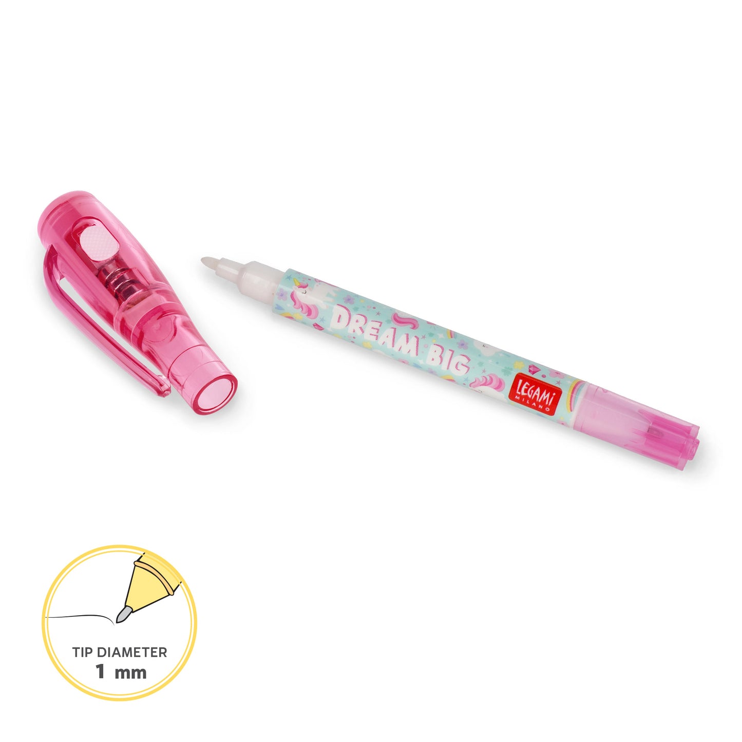 Gelstift mit Unsichtbarer Tinte - Unicorn - Magic Pen