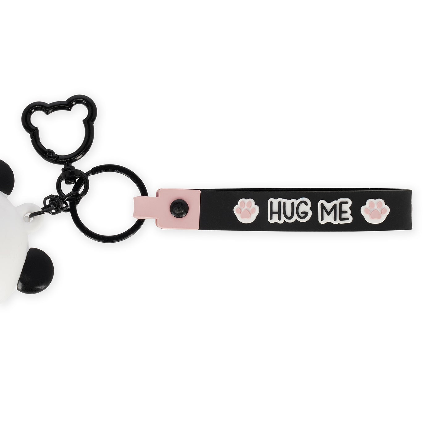 Münztasche mit Schlüsselanhänger Panda - Mini Kawaii