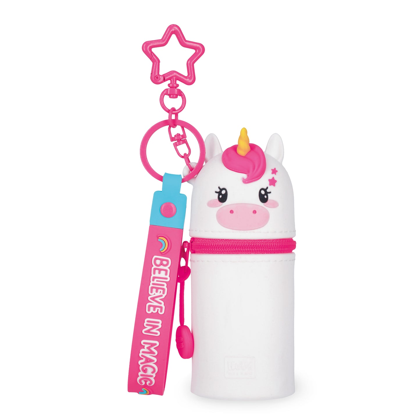 Münztasche mit Schlüsselanhänger Unicorn - Mini Kawaii