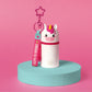 Münztasche mit Schlüsselanhänger Unicorn - Mini Kawaii