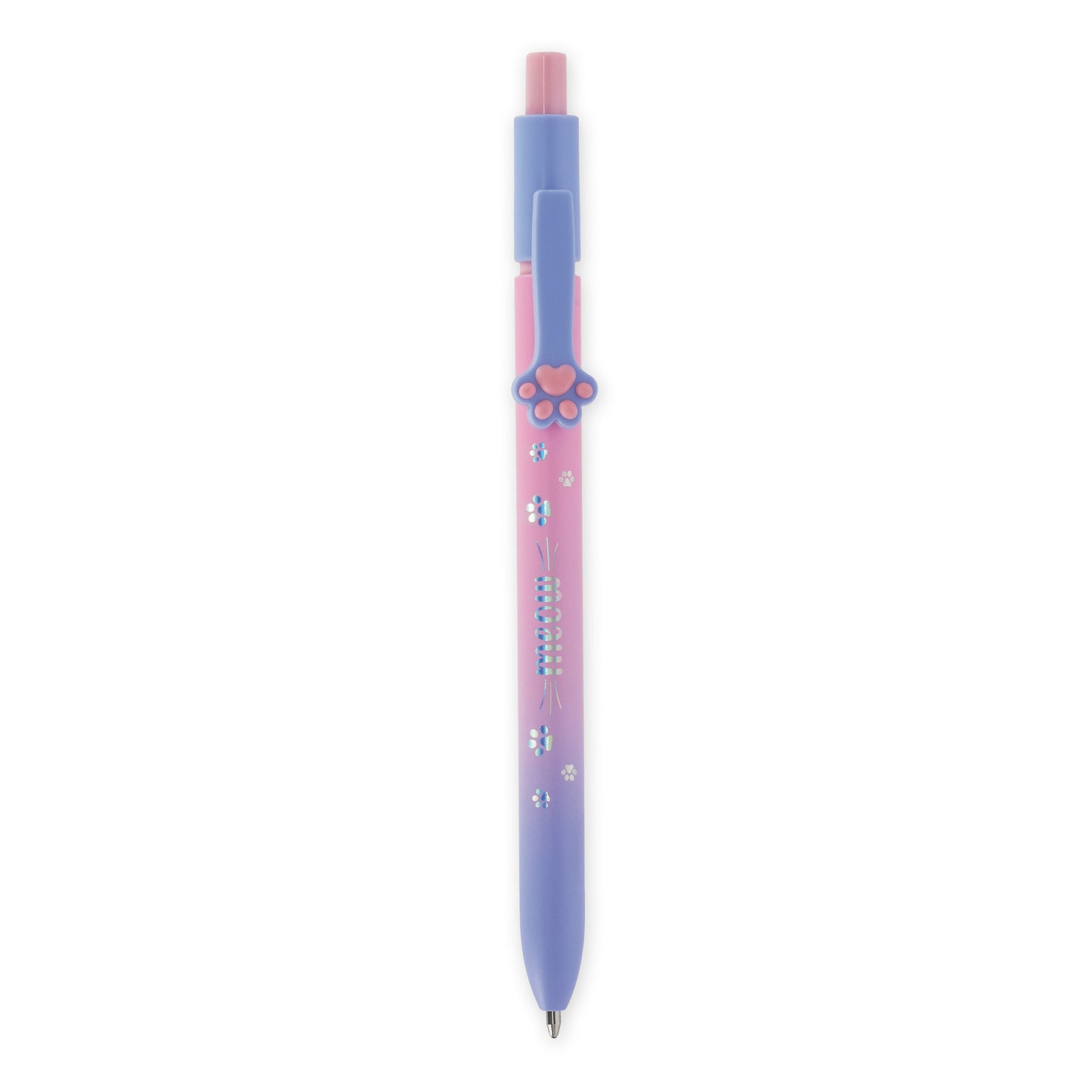 Kugelschreiber mit Kätzchenmotiv - Blaue Tinte - Meow