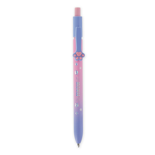 Kugelschreiber mit Kätzchenmotiv - Blaue Tinte - Meow